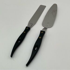 Stanley Stainless Steel Utensil Lot Pie Server Spatula Spreader Curved Handles